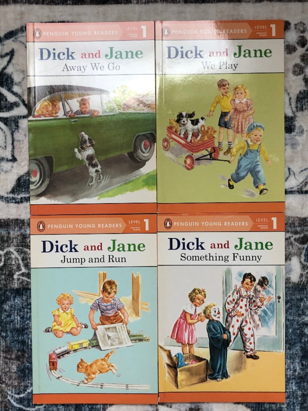 Dick and Jane Penguin Young Readers Level 1 Emergent Reader Trade PB Lot of 4